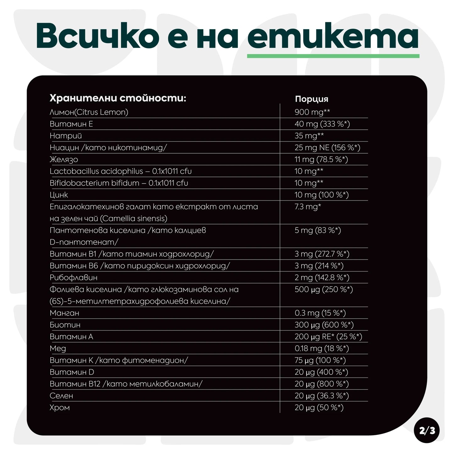 Deep Green® - 7 дневна опаковка